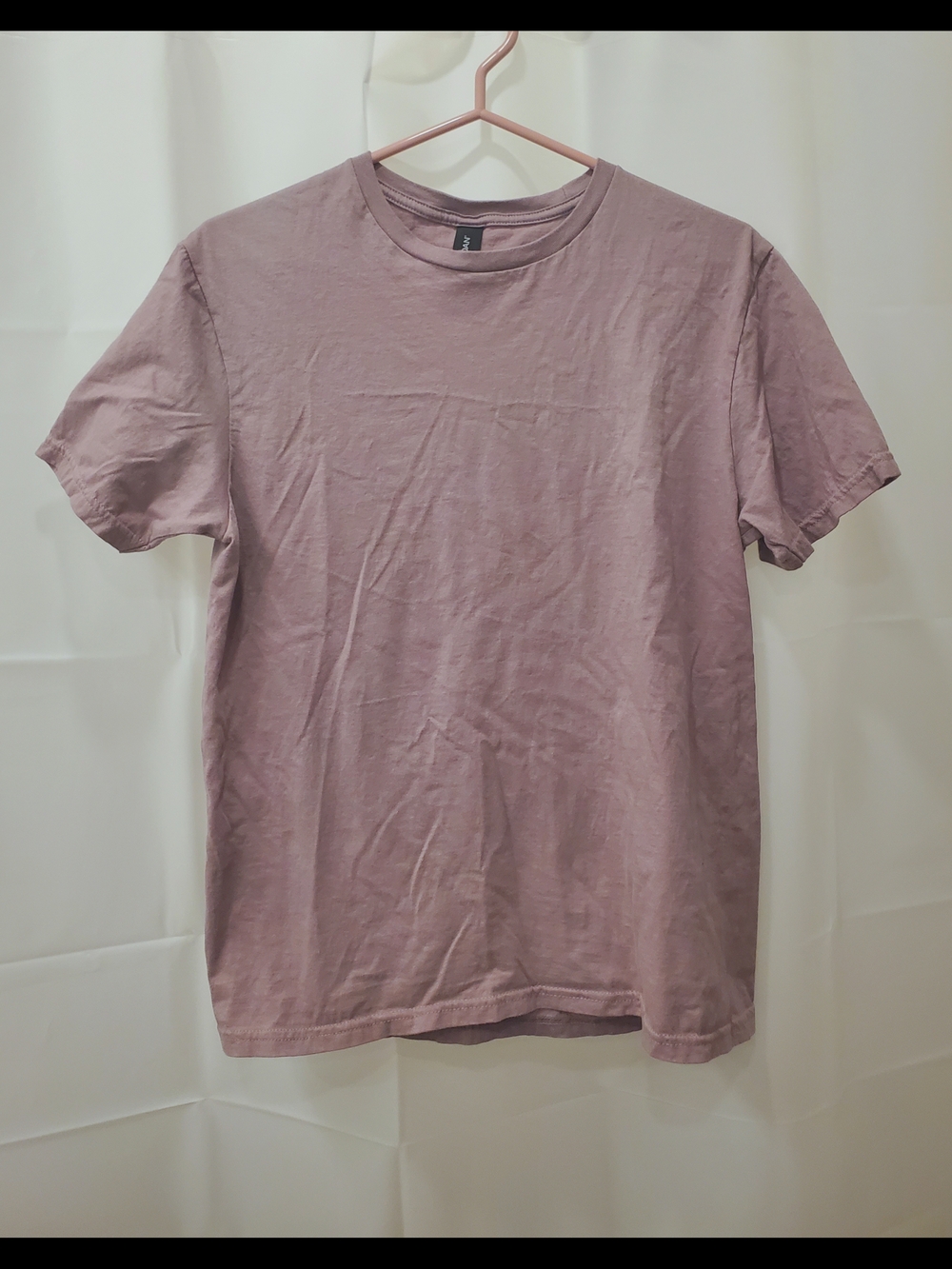 100% Cotton Plain T-Shirt - Dusty Mauve Pink